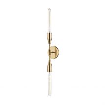 Tara 2 Light Wall Sconce Brass
