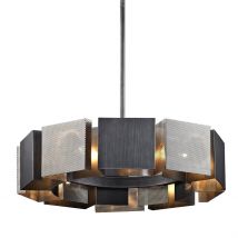 Impression 10 Light Pendant Black