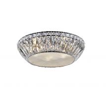 Armel 5 Light LED Flush Chrome Ceiling Fitting