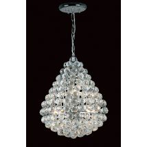 Marseille 8 Light Crystal Chrome