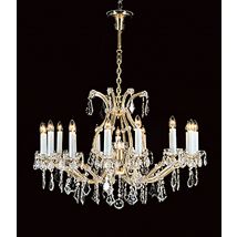 Karlova Crystal Gold 17 Arm Chandelier