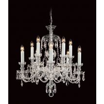 Frydek Lead Crystal 10 Arm Chandelier