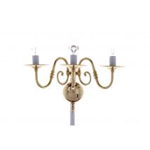 Antwerp Brass Flemish Wall Candle Wall Lamp