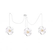 Pola Cluster Pendant Ceiling Light White, 3x E27