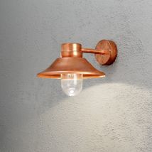 Vega Outdoor Classic Dome Wall Lamp Copper LED 8W, IP54