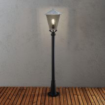 Benu Outdoor Classic Galvanised Steel Bollard Lantern, IP23