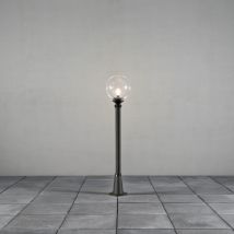 Orion Outdoor Classic Short Bollard Incl. Black Clear Glass, IP44