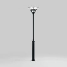 Gemini Outdoor Classic Head And Lamp Post Matt Black Max Watt 1x 60, E27, IP44