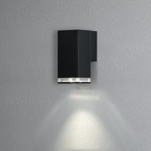 Pollux Outdoor Modern Down Wall Light Black GU10, IP44
