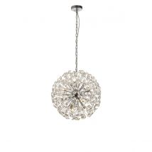 Salisbury Ceiling Pendant 50cm Sphere 12 Light G9 Polished Chrome, Crystal