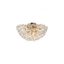 Salisbury Ceiling Lamp 50cm 11 Light G9 French Gold, Crystal