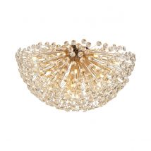 Salisbury Ceiling Lamp 80cm 21 Light G9 French Gold, Crystal