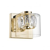 Gem Wall Lamp, French Gold, 450lm, 3000K