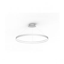 Circle Integrated LED Pendant Ceiling Light, White, 5520lm, 3000K
