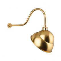 Sign 1 Light Outdoor Light Outdoor - 9' Reflector Brass IP43, E27