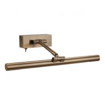 Picture 1 Light Wall Light - 8W T5 (Switched) Antique Brass