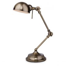 Beau 1 Light Table Lamp Antique Brass, E14