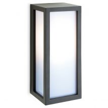 Warwick 1 Light Outdoor Wall Light Graphite, Opal Diffuser IP54, E27