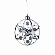 Muni Spherical Ceiling Pendant Light Chrome Glass Balls