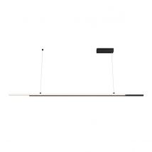 Maytoni Halo Modern 2 Light Integrated LED Pendant Ceiling Light Black 4000K