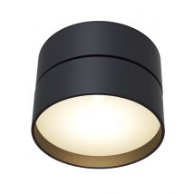 Maytoni Onda Surface Mounted Downlight Black 4000K