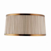 Suffolk Beige And Antique Brass Thirteen Inch Shade, E14
