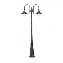 Cima  2 Light Outdoor Post Lantern Brass IP43, E27