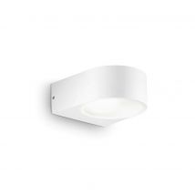 Iko 1 Light Outdoor Up Down Wall Light White IP55, E27