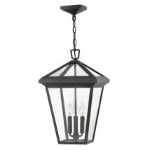 Hinkley Alford Place Outdoor Pendant Ceiling Light Museum Black, IP44