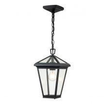 Hinkley Alford Place Outdoor Pendant Ceiling Light Museum Black, IP44
