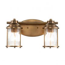 Kichler Ashland Bay Wall Lamp Natural Brass, IP44