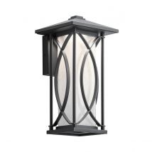 Kichler Ashbern Outdoor 1 Light Wall Lantern Textured Black IP44