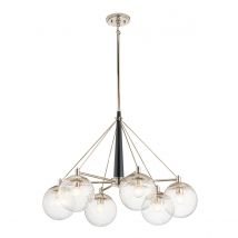 Kichler Marilyn 6 Light Chandelier Polished Nickel