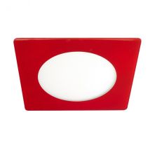 Novo Lux LED Recessed Downlight Downlight Square 20W Red