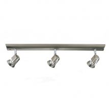 Arco 3-Light Ceiling Spotlight Bar Light Satin Nickel