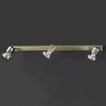 Arco 3-Light Ceiling Spotlight Bar Light Brushed Brass