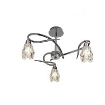 Amel Ceiling E14 3 Light Polished Chrome