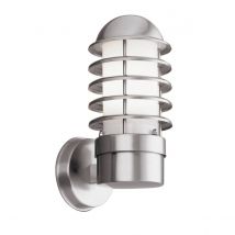 1 Light Outdoor Garden Wall Light Stainless Steel IP44, E27