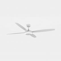 Kudari 4 Blade Ceiling Fan White, Sandblasted