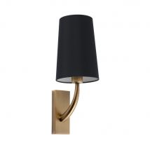 Rem Wall Light with Shade Gold, E27