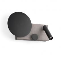 Klee Integrated LED Reading Light Wall Light Grey, 2700K