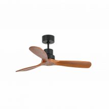 Mini Lantau Small Matt Black Ceiling Fan With DC Motor, 6 Speed