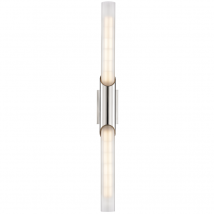 Pylon 2 Light Wall Sconce Polished Nickel