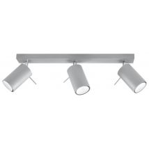 Ring 3 Light Spotlight Bar Grey, GU10