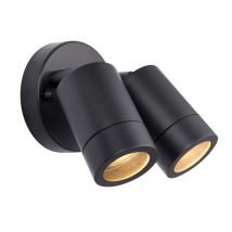 Palin Outdoor Spotlight 2 Light Anthracite Grey IP44