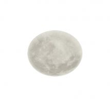 Lunar Modern 22W LED Semi Flush Light White 3000K Remote control - UK Stock