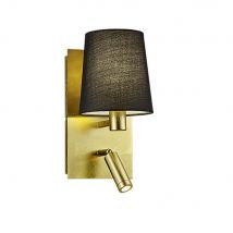 Marriot Modern Reading Light Gold - UK Stock