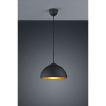 Jimmy Modern Dome Pendant Ceiling Light Black - UK Stock
