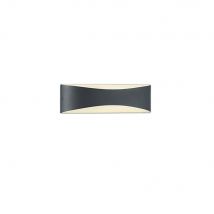 Konda Modern Outdoor Flush Wall Lamp Anthracite 3000K IP65 - UK Stock