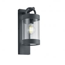 Sambesi Modern Outdoor Wall Lantern Anthracite IP44 with Dusk sensor - UK Stock